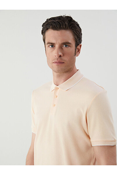 LC Waikiki Nevavm with a Difference Polo Collar Short Sleeve Men's T-Shirt