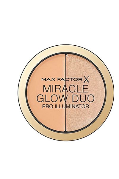 Max Factor Miracle Glow Duo Pro Illuminator, Creamy Highlighter (20 Medium)