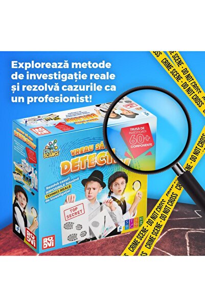 D-Toys Joc Vreau să fiu Detectiv – Joc educativ EduScience