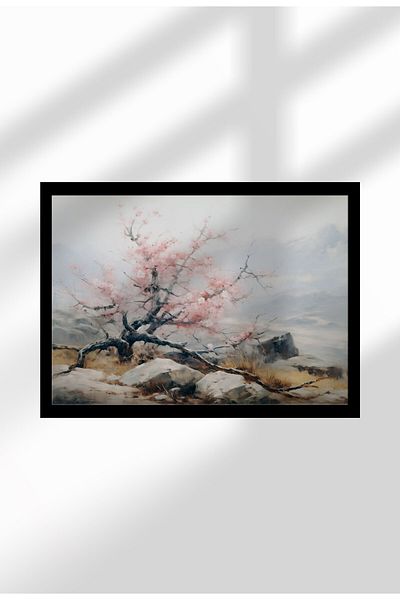 21mxm Imprimeu digital pe pânză, peisaje rurale și naturale, decor rustic pentru perete