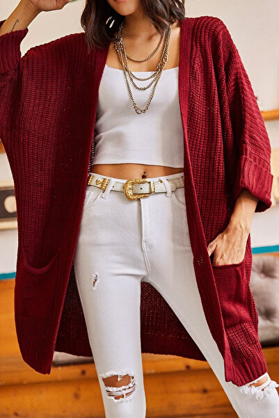 Marvine Women's Oversize Model Knitwear Cardigan