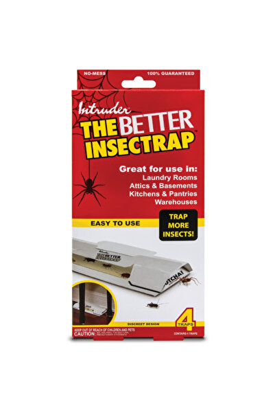 intruder مصيدة الحشرات الزاحفة سهلة الاستخدام من ذا بيتر، مكونة من 4 قطع