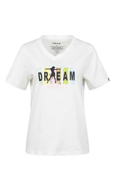 2AS Alone Printed V-Neck Women's T-Shirt 404