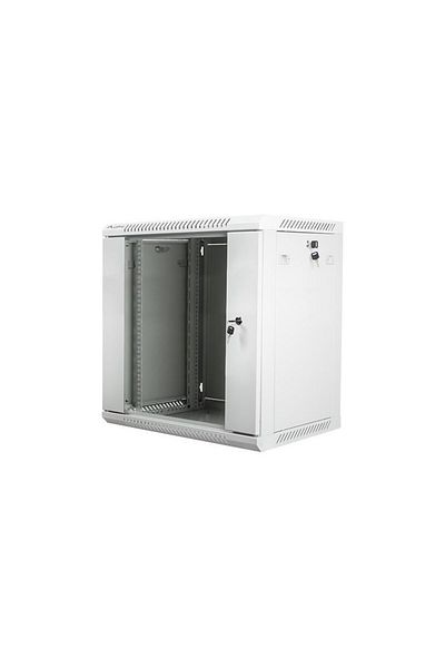 Lanberg Dulap metalic montat pe perete din pachet demontabil , Lanberg , 18U , 600x600mm , 19” , gri