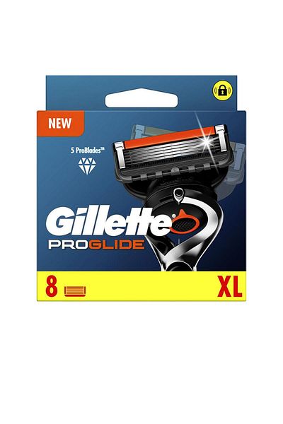 Gillette Set Rezerve lama de ras Gillette FUSION PROGLIDE 8 buc