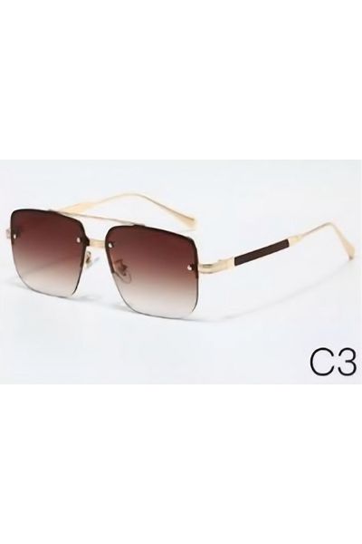 Escales Men's Uv-400 Protection Luxury Sunglasses