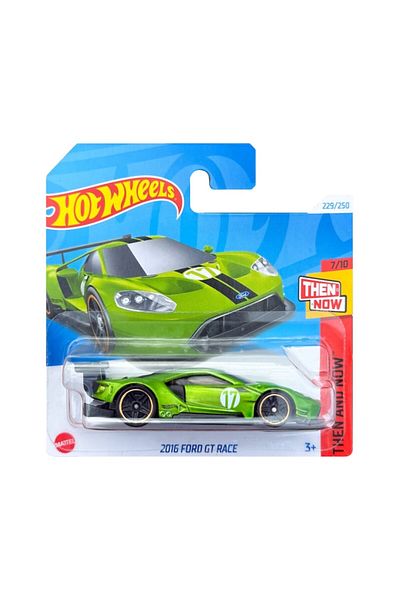 HOT WHEELS Masinuta Metalica Hot Wheels, 2016 Ford GT Race, 1:64, Verde