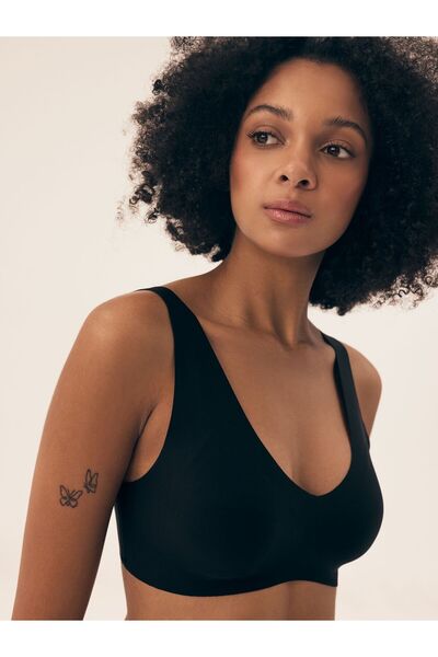 Henderson Sutien din dantelă fără cusături, cu model simplu, elegant și confo...