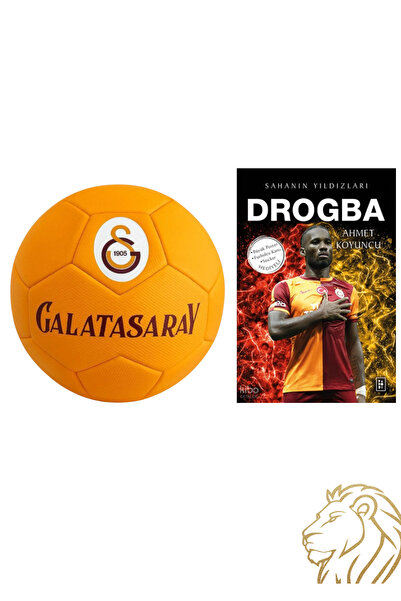 Galatasaray LİSANSLI GALATASARAY PREMIUM FUTBOL TOPU + DROGBA KİTABI HEDİYELi