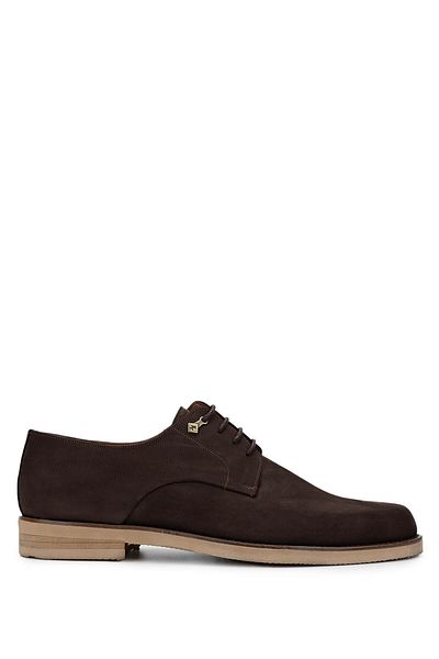 Tamer Tanca Men's Genuine Leather Brown Nubuck Casual Shoes