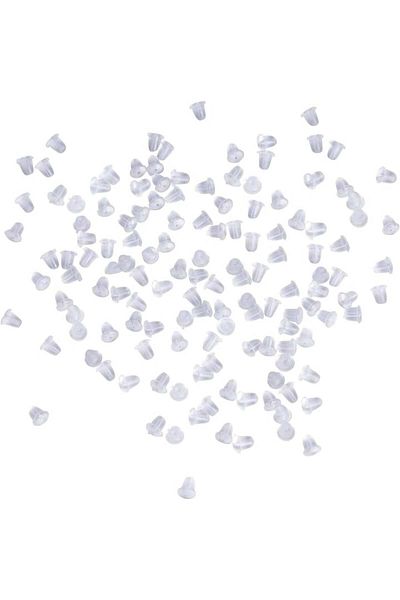 OEM WELUOT - Set of 100 hypoallergenic silicone ear plugs, 6x5 mm,