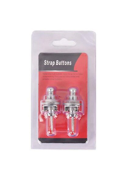 Raymond Joes Sb01Cr Guitar Strap Lock Strap Lock (1 Pair Gray)