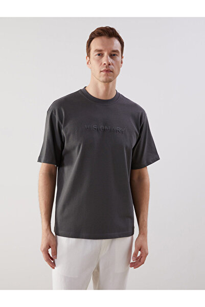 LC Waikiki Peak New Season Crew Neck Printed Combed Cotton Men's T-Shirt