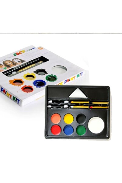 KITDE Çocuklar Için Yüz Boyama / Boya Kalemi -14 Parça Kutu Seti ile Canlı Pa...