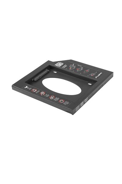 Lanberg HDD Caddy HDD/SSD adapter, for 9.5 mm optical drives, IF-SATA-10
