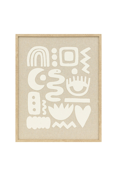 Atmosphera Petra Rectangular 3D Wall Art 40 x 50 cm