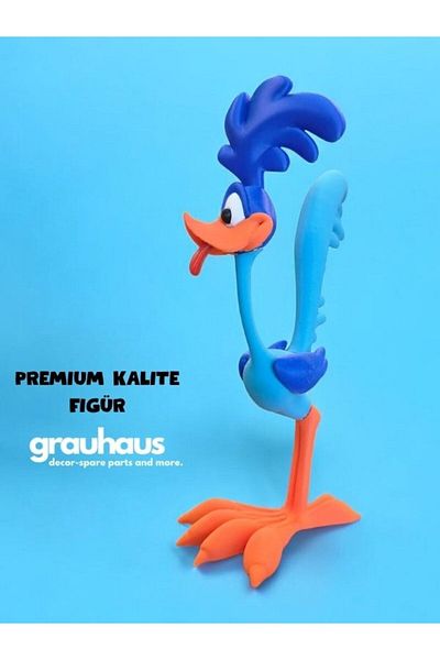 GRAUHAUS Beep Beep! Sweet Road Runner Figure 30cm Cartoon Collection Retro Cartoon Character
