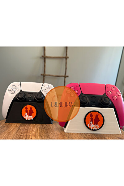 TURUNCUHANE İt Takes Two 2 Adet Kol Standı Siyah - Beyaz Ps5 Dualsense Ps4 Du...