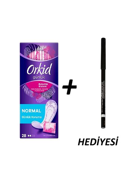 Orkid Daily Pad Extra Comfort System and Expression Kajal Eye Liner - 33 Black 4084200653309