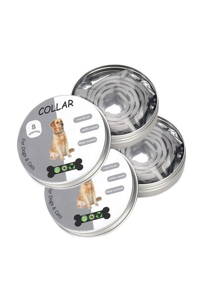 Sprise Set of 2 Antiparasitic Collar Based on Plant Oils, enkourakoko®, Up to 63.5 cm,