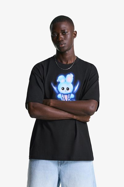 Bershka Short sleeve T-shirt with print