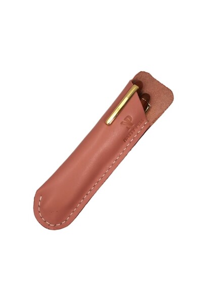 Natty Pell Etui Natty Pell pentru 1 sau 2 instrumente de scris, realizat manual din piele, roz