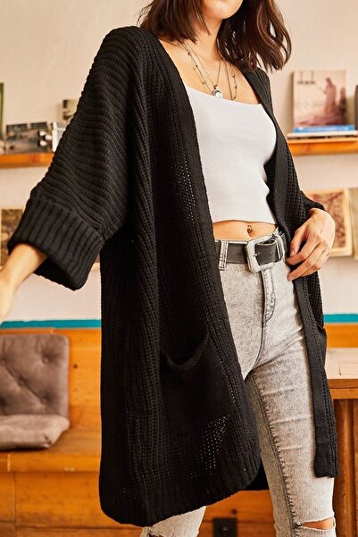 Marvine Women's Oversize Model Knitwear Cardigan