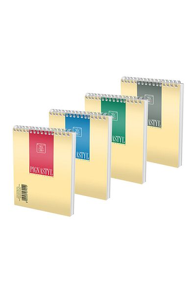 OEM Notepad Spiral, A7, 60 Sheets, Velin Style, Pigna