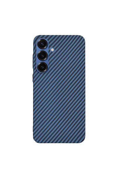 Techsuit Husa pentru Samsung Galaxy S25, Carbonite FiberShell, Cyan