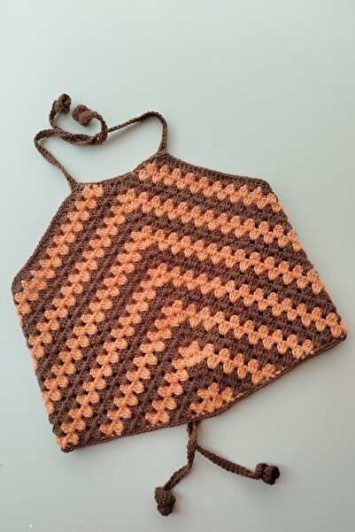 Mutlu İnsanlar Dükkanı المحصول |   بلوزة برباط من Buyun |   الحياكة كروب