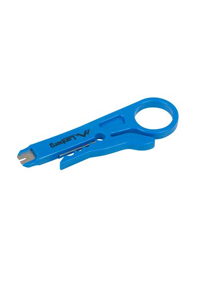 Lanberg Clește dezizolator de cabluri, Lanberg 41823, pentru cabluri, în blister, albastru