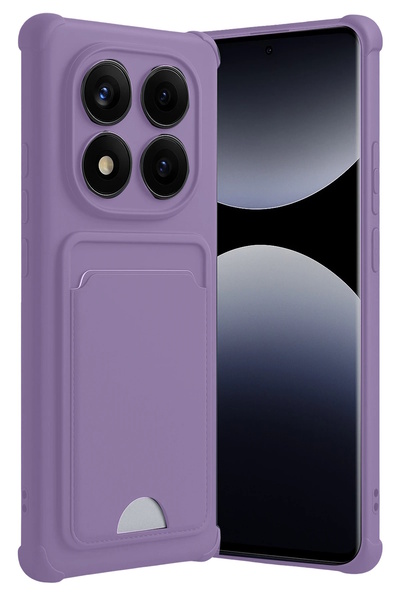 m.tk moveteck Xiaomi Redmi Note 14 Pro 5G Kılıf Kamera Ve Köşe Korumalı Kartl...