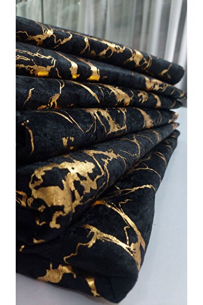 baladı home ev tekstil home collection Seat Cover with Sponge Non-Slip Base Foil Gold Gold Large for Sofa Size 160 X 200 Centimeters
