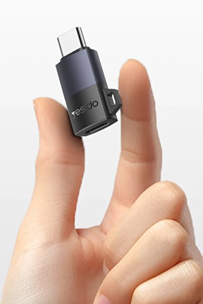 WANNA PROTECT Type-C to Lightning Iphone 480 Mbps Data ve 60W Hızlı Şarj Destekli OTG Dönüştürücü