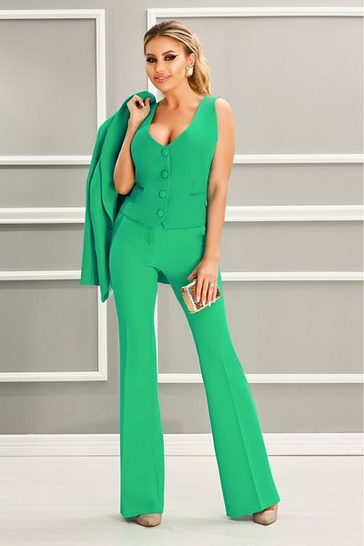 Atmosphere Fashion Green short vest