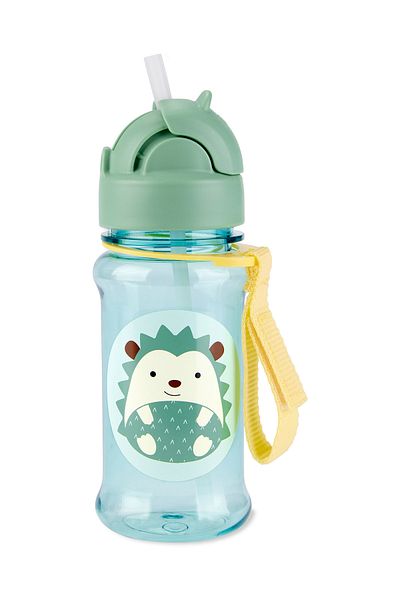 Skip Hop Zoo Tritan Water Bottle with Straw Hedgehog