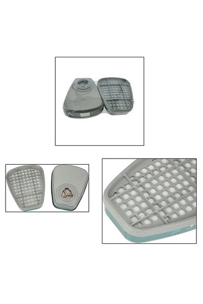 OEM Set of 2 FAE-31288 replacement filter cartridges for respirator mask