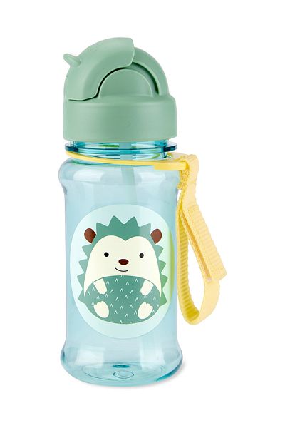 Skip Hop Zoo Tritan Water Bottle with Straw Hedgehog