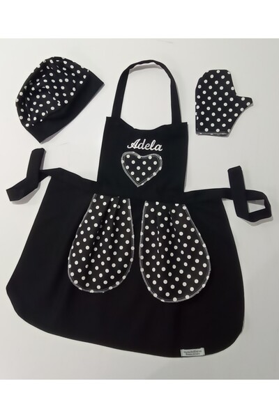 moms and babies Çocuk Mutfak Ve Etkinlik Ana Okulu Önlüğü Uğur Böceği Modelli...