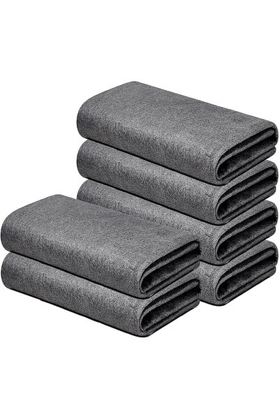 OEM Set 6 lavete magice, JENUOS®, 20 x 30 cm, pentru curatare fara urme, scame si zgarieturi, material
