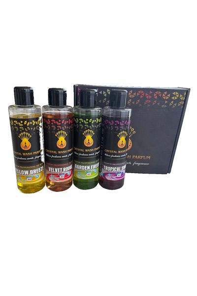 Crystal Wash Set of 4 Crystal Wash laundry fragrances