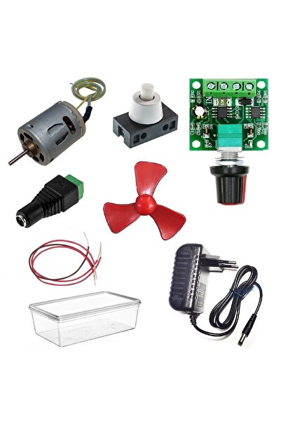 Devre Dünyası Kutulu 3 in 1 Güçlü Motor Deney Seti (3 Devre) - Öğrenci Elektrik Devresi