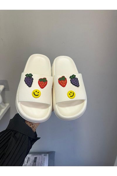 Slipcat Kids Girl's Soelite Fruity Platform Soft Summer Sea Pool Garden Outdoor Slippers