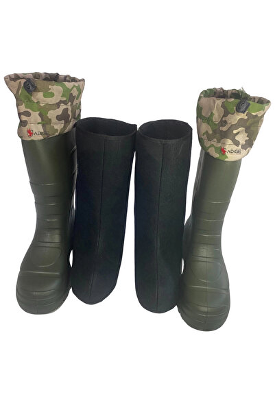 Adige Termal Çoraplı Silikon Destekli Avcı Bahçe Çizmesi
