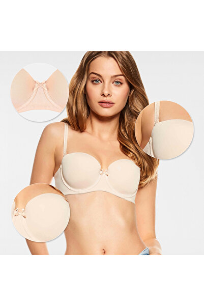 Henderson Balconette Soft Push-Up Bra & Plain Pattern & Comfort & Sensual | Raff