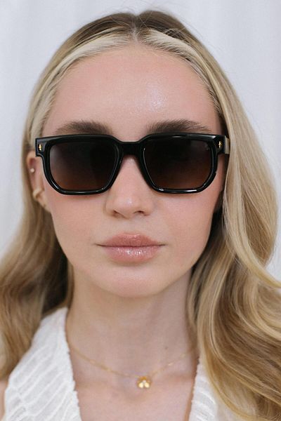 Bilge Karga Ronald Black Brown Gradient Sunglasses
