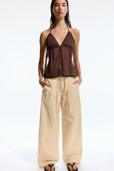 Pull & Bear Open back camisole top
