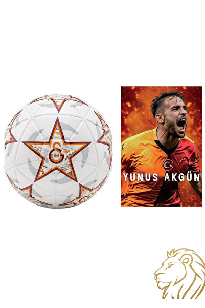 Galatasaray LİSANSLI GALATASARAY PREMIUM FUTBOL TOPU + YUNUS AKGÜN KİTABI HEDİYELi
