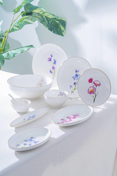 ACAR Miliani 6 Kişilik 45 Parça Yemek Takımı