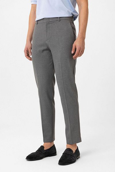 Antioch Gray Slim Fit Comfort Men's Trousers